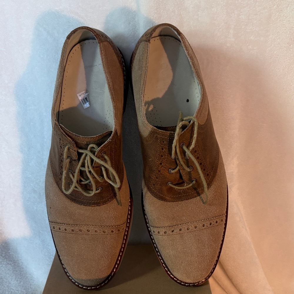 Cole Haan Tan and Brown Oxford Shoes
